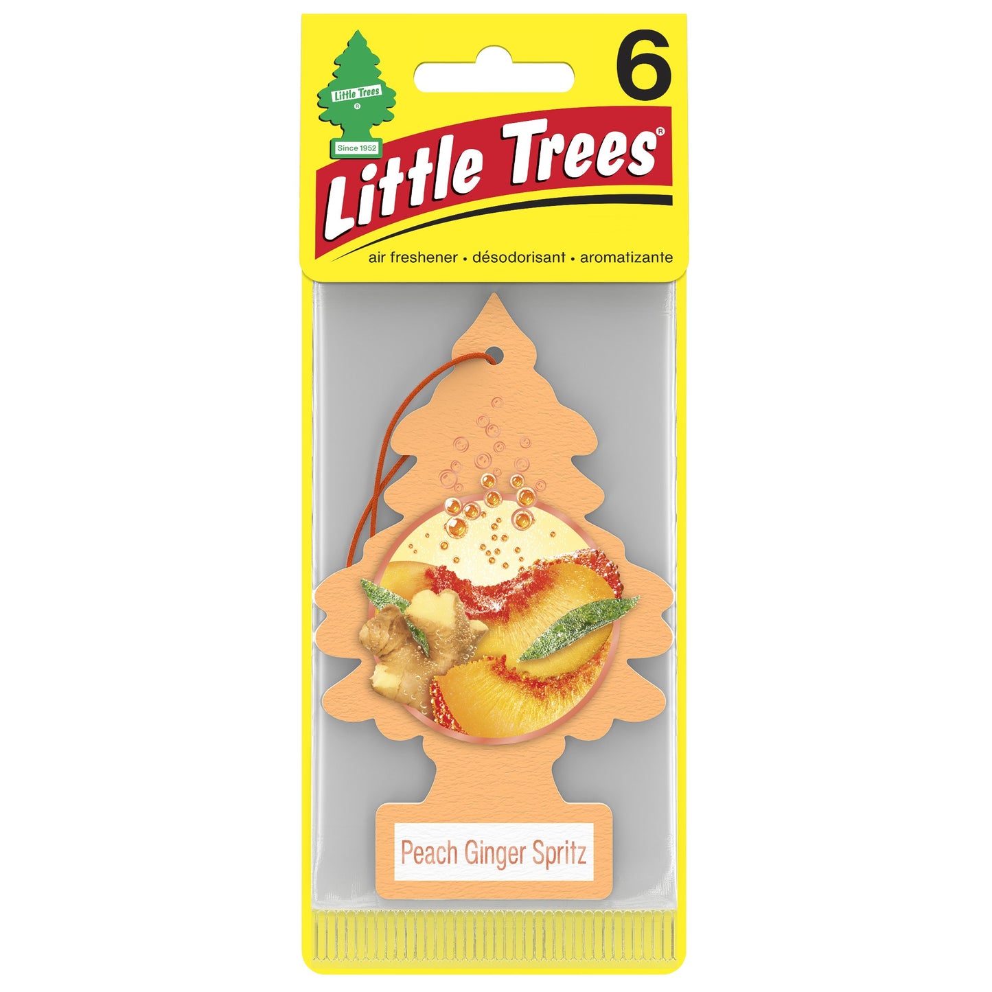 Little Trees Car Air Freshener - Peach Ginger Spritz