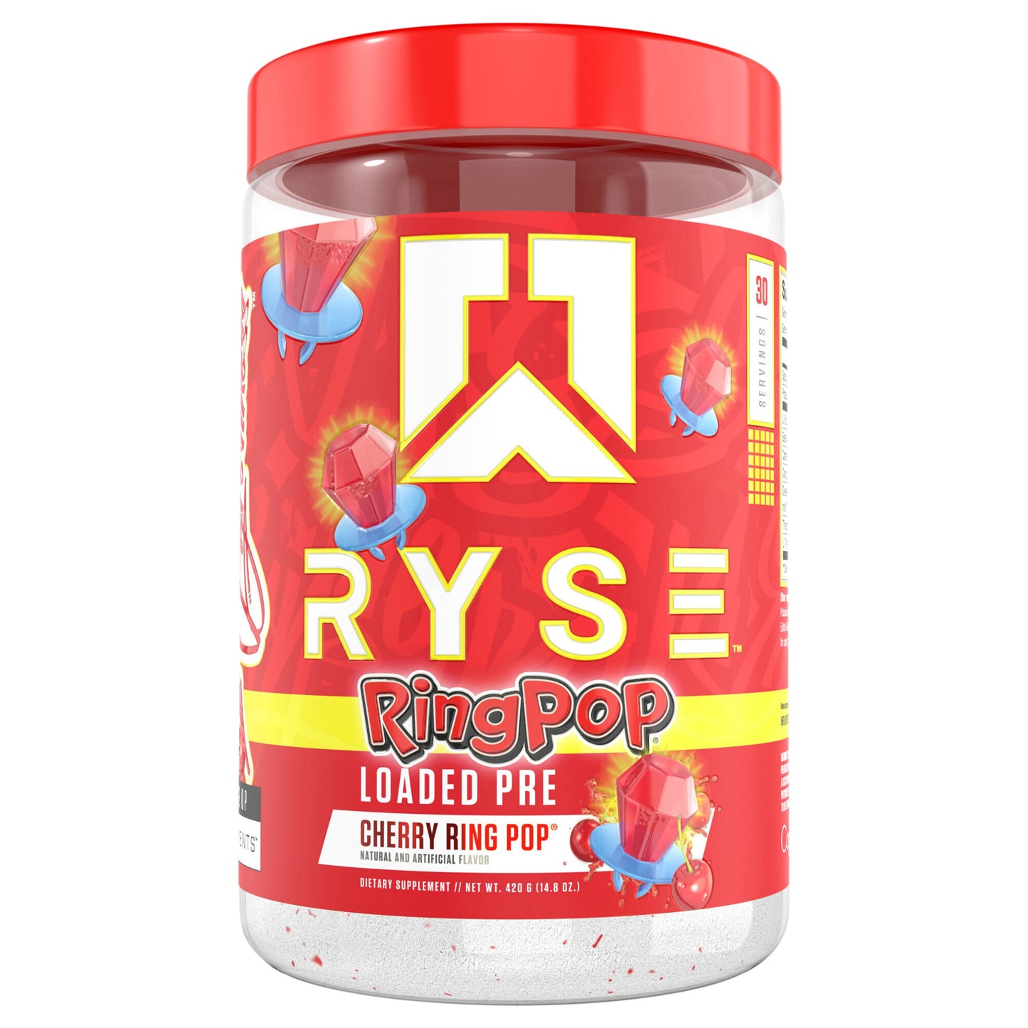 Ryse Loaded Pre-Workout Supplement - Cherry Ring Pop