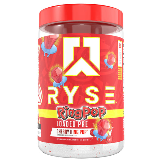 Ryse Loaded Pre-Workout Supplement - Cherry Ring Pop
