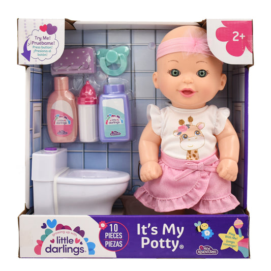 Little Darlings It's My Potty Baby Doll Set