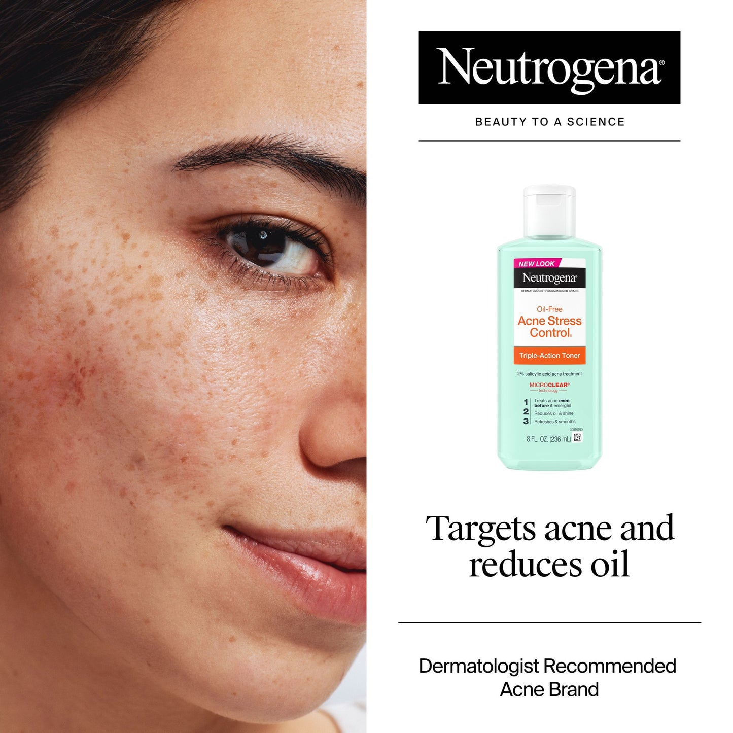 Neutrogena Acne Stress Control Triple-Action Toner with 2% salicylic acid