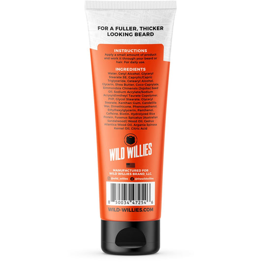 Wild Willies Full Beard Thickening Cream - Sandalwood