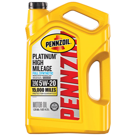 Pennzoil Platinum High Mileage Full Synthetic 5W-20 Motor Oil