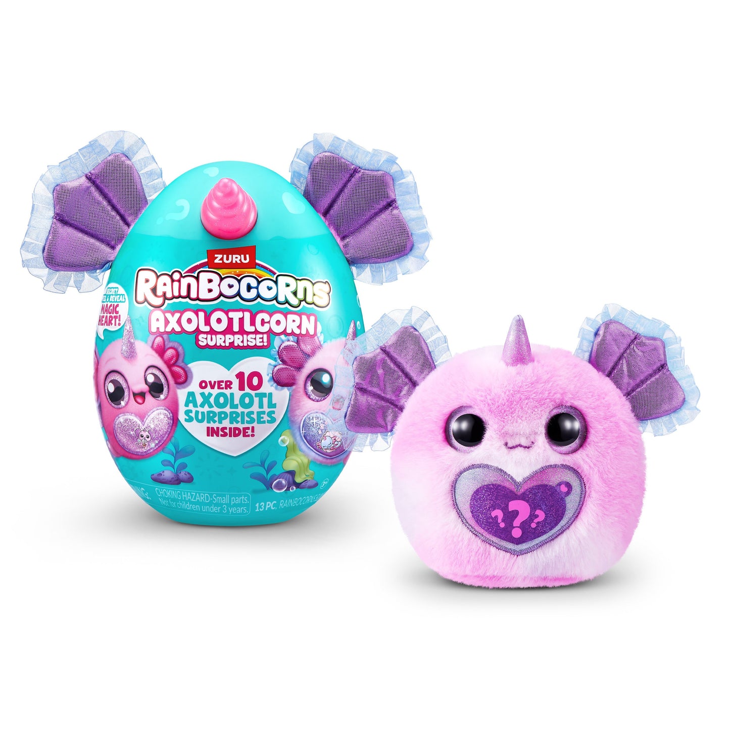 Zuru Rainbocorns Axolotlcorn Surprise Plush Toy