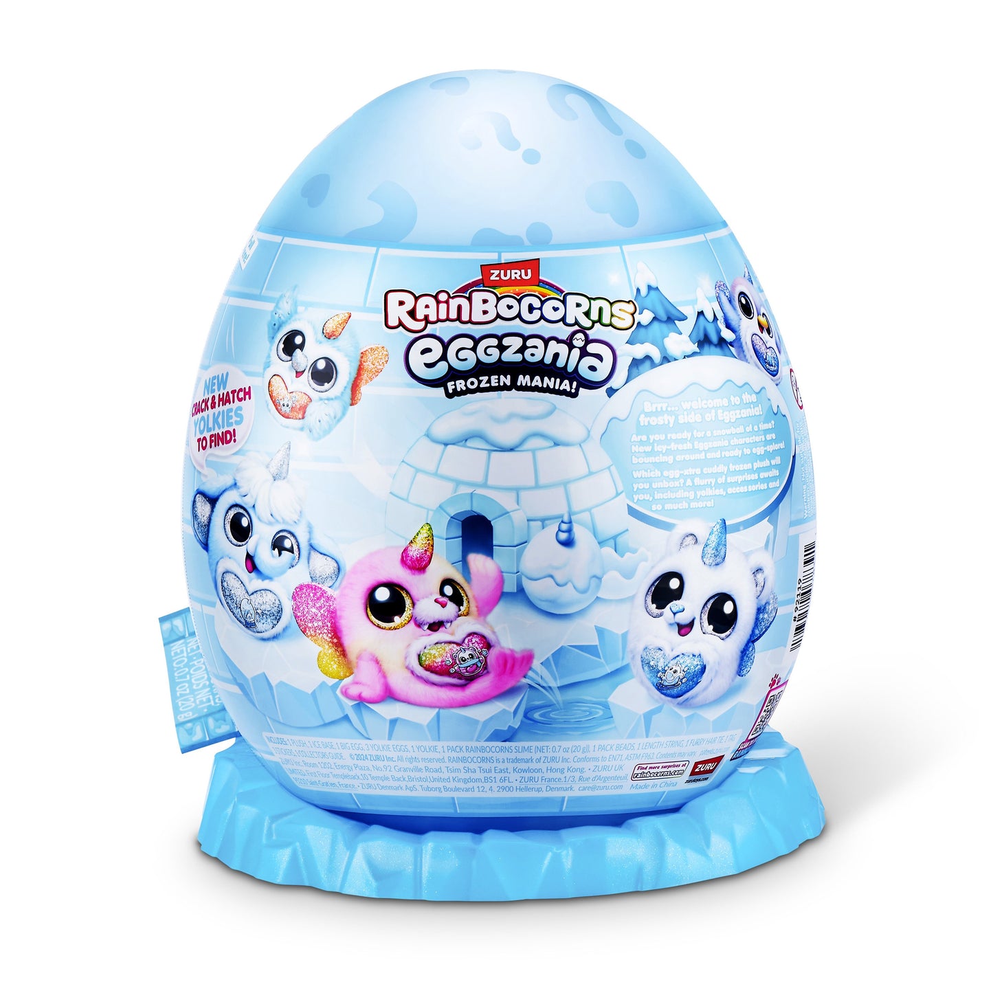 Zuru Rainbocorns Eggzania Frozen Mania Plush Toy