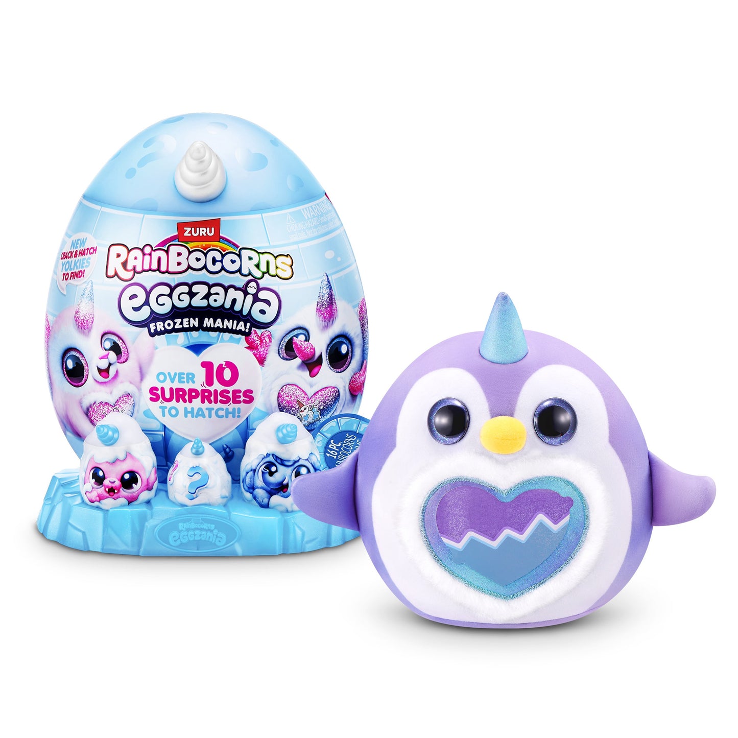 Zuru Rainbocorns Eggzania Frozen Mania Plush Toy