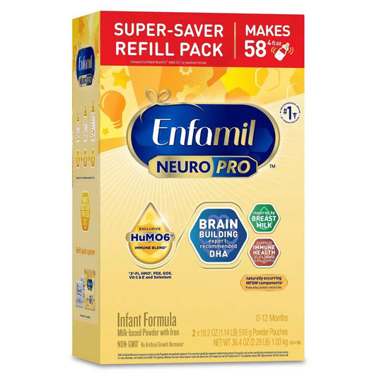 Enfamil NeuroPro Baby Formula Refill - Brain Building Duo DHA & MFGM