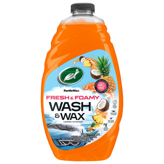 Turtle Wax Fresh & Foamy Wash & Wax - Pineapple Coconut