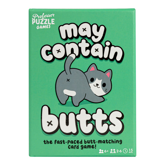 Professor Puzzle May Contain Butts Matching Card Game