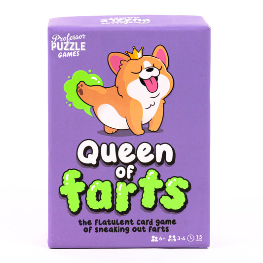 Professor Puzzle Queen Of Farts Card Game