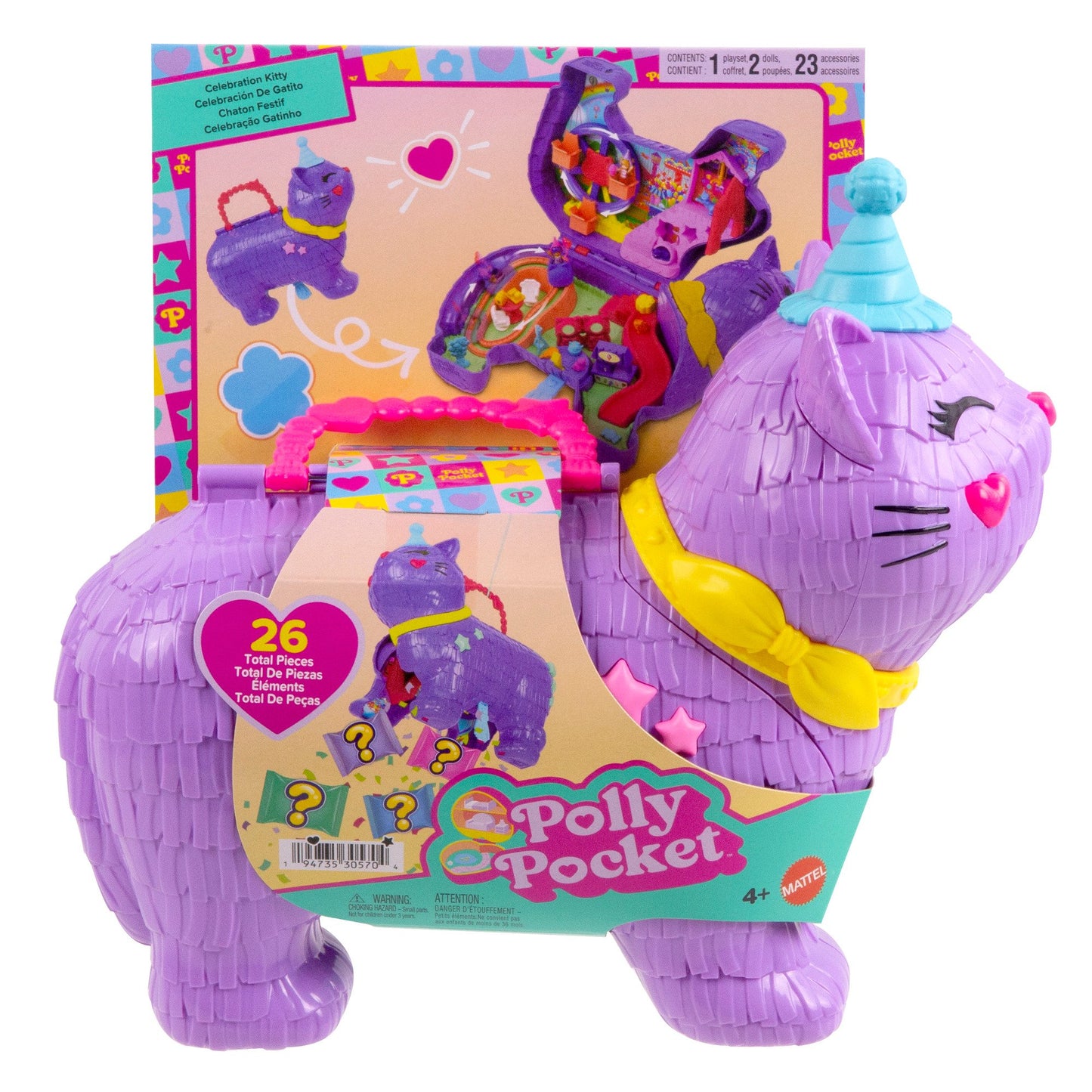Polly Pocket Celebration Cat Piñata