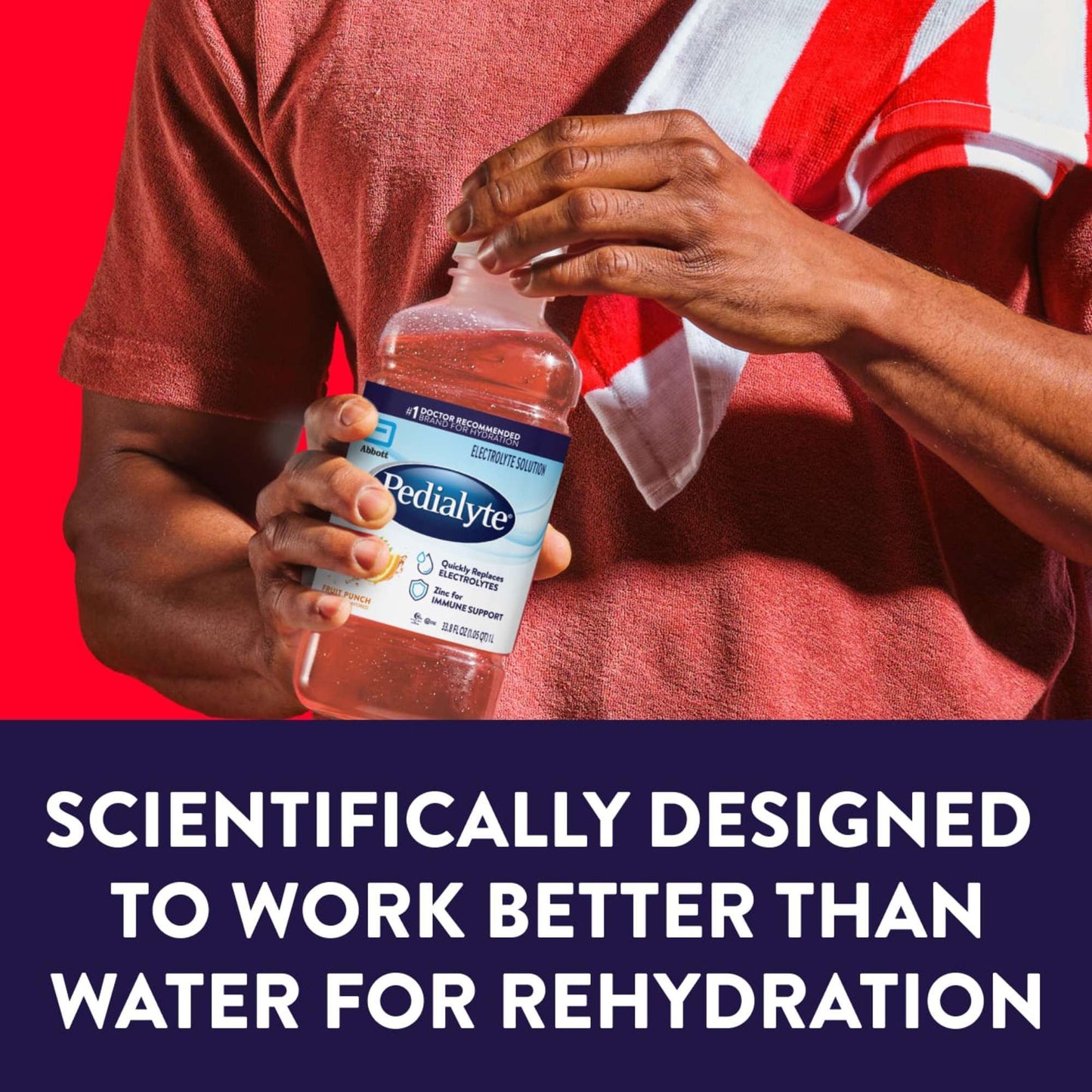 Pedialyte Electrolyte Solution Drink - Fruit Punch