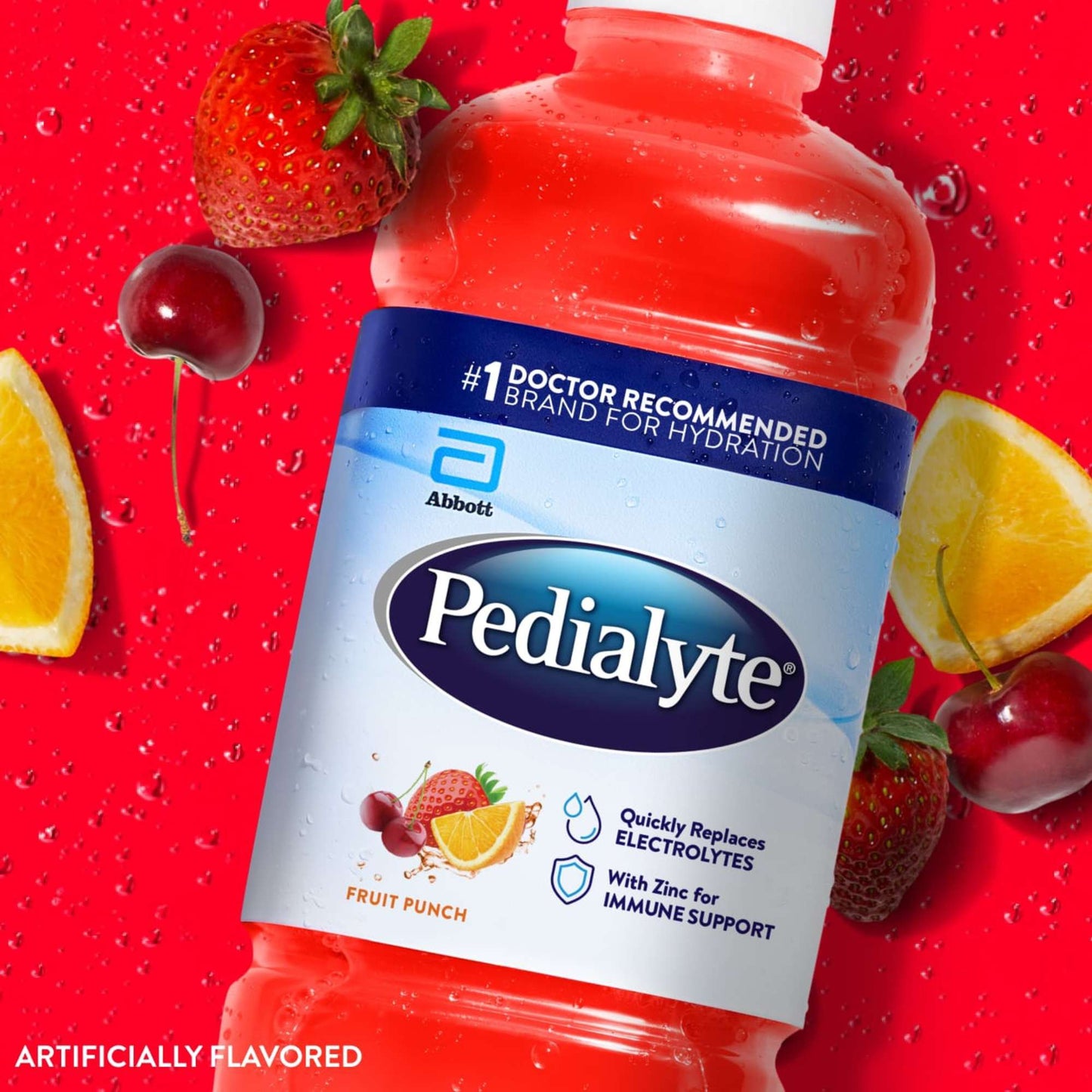 Pedialyte Electrolyte Solution Drink - Fruit Punch