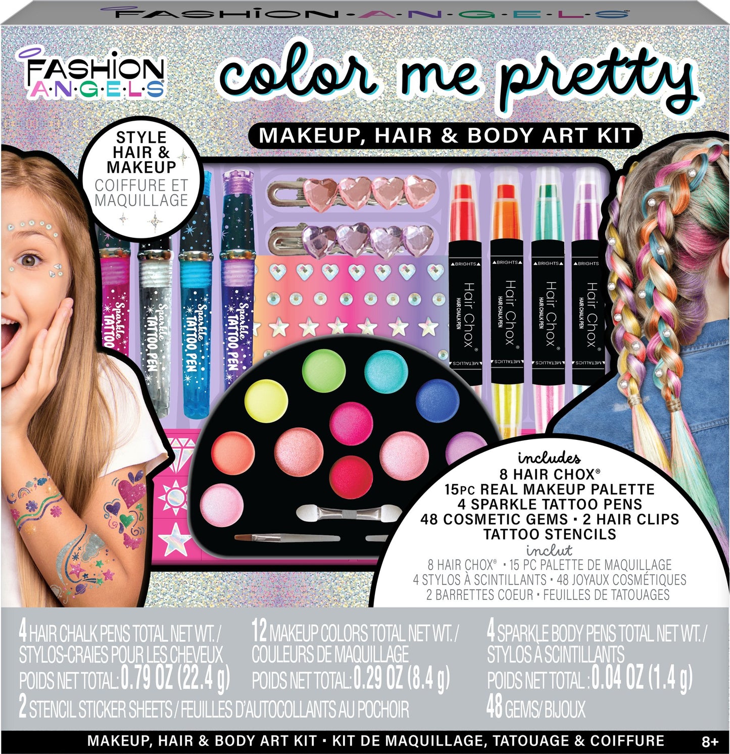 Fashion Angels Color Me Pretty Makeup Hair & Body Art Kit