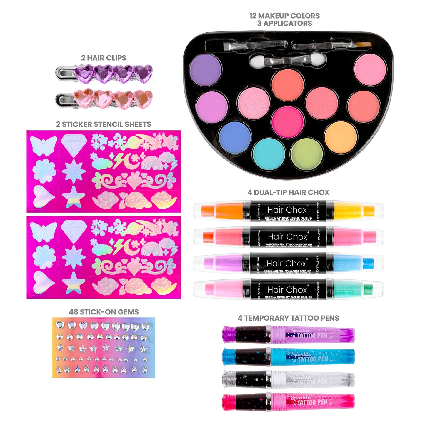 Fashion Angels Color Me Pretty Makeup Hair & Body Art Kit