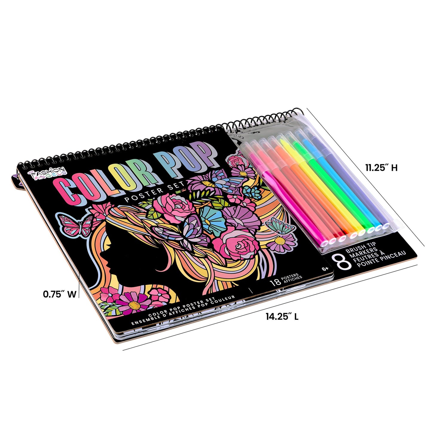 Fashion Angels Color Pop Poster Set with Markers