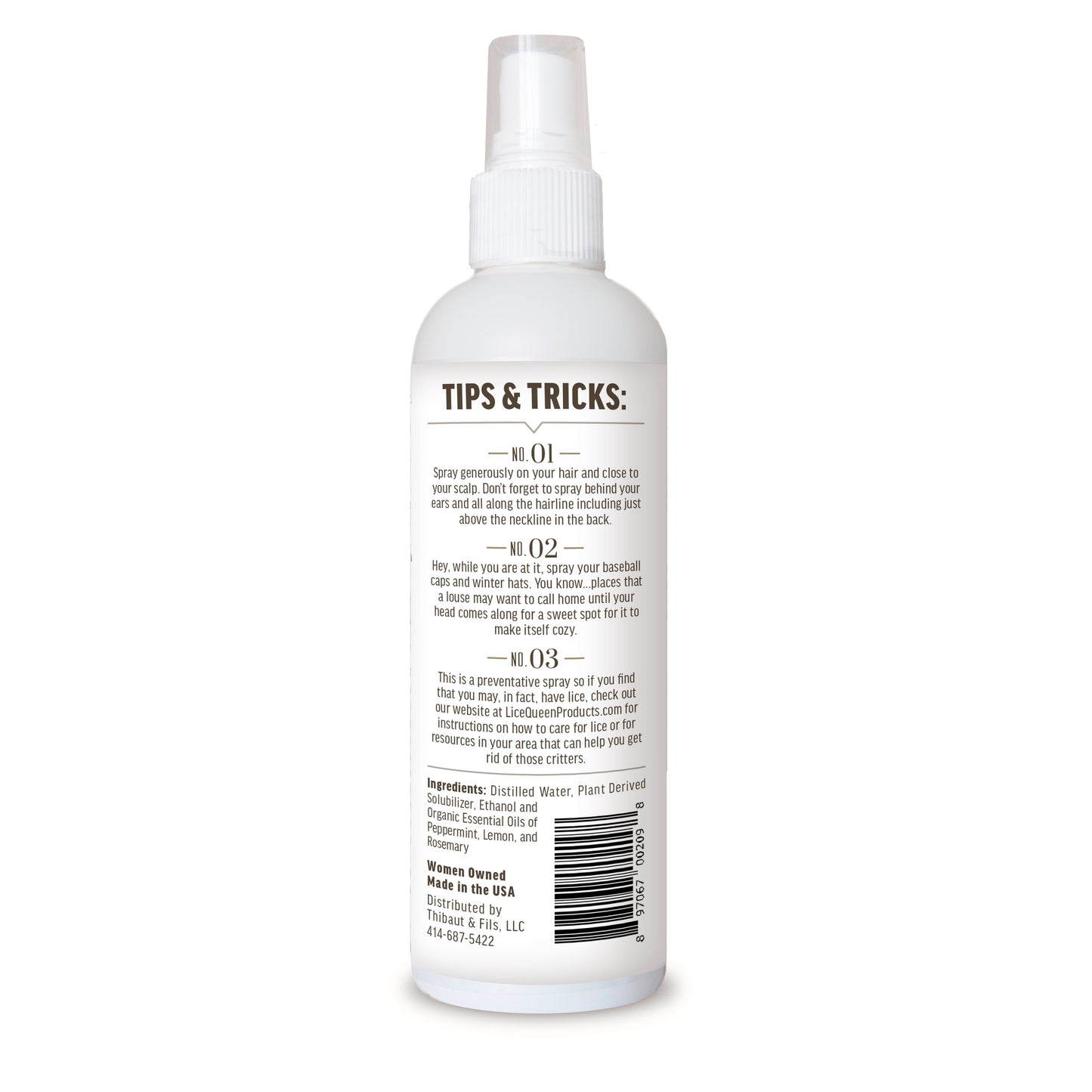 Lice Queen Non-Toxic Keep Away Lice Preventative Spray