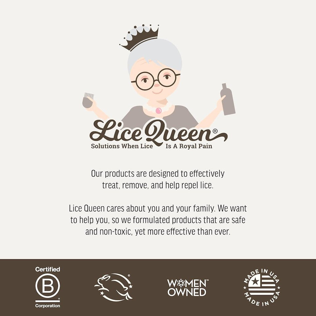 Lice Queen Non-Toxic Slick, Slide & Away Lice Treatment Kit & Nit Comb