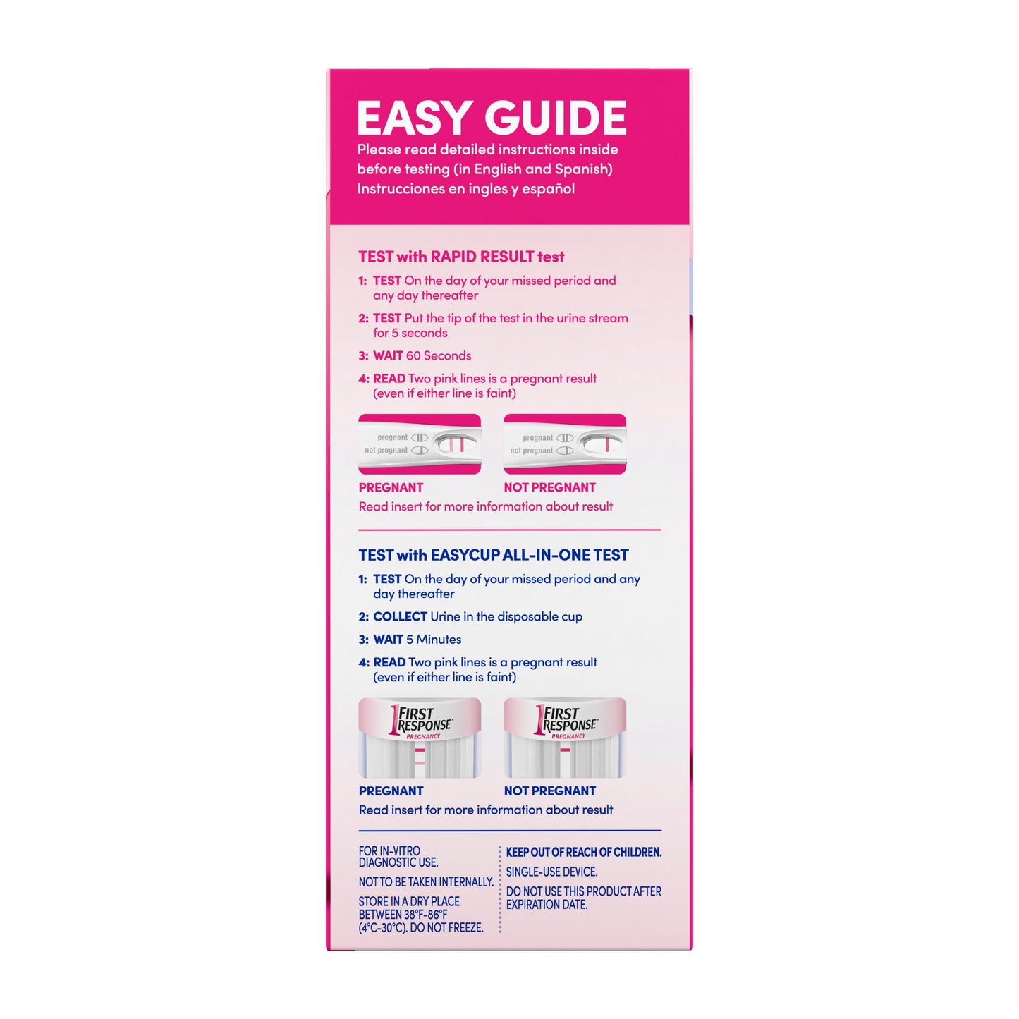 First Response Pregnancy Multi Check Quick & Simple + All-in-One Cup Test