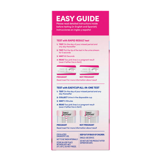 First Response Pregnancy Multi Check Quick & Simple + All-in-One Cup Test