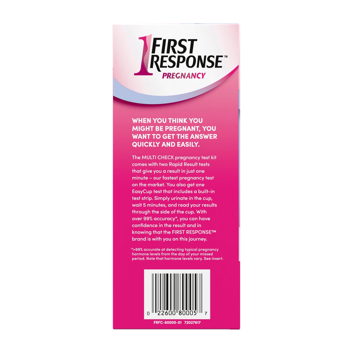 First Response Pregnancy Multi Check Quick & Simple + All-in-One Cup Test