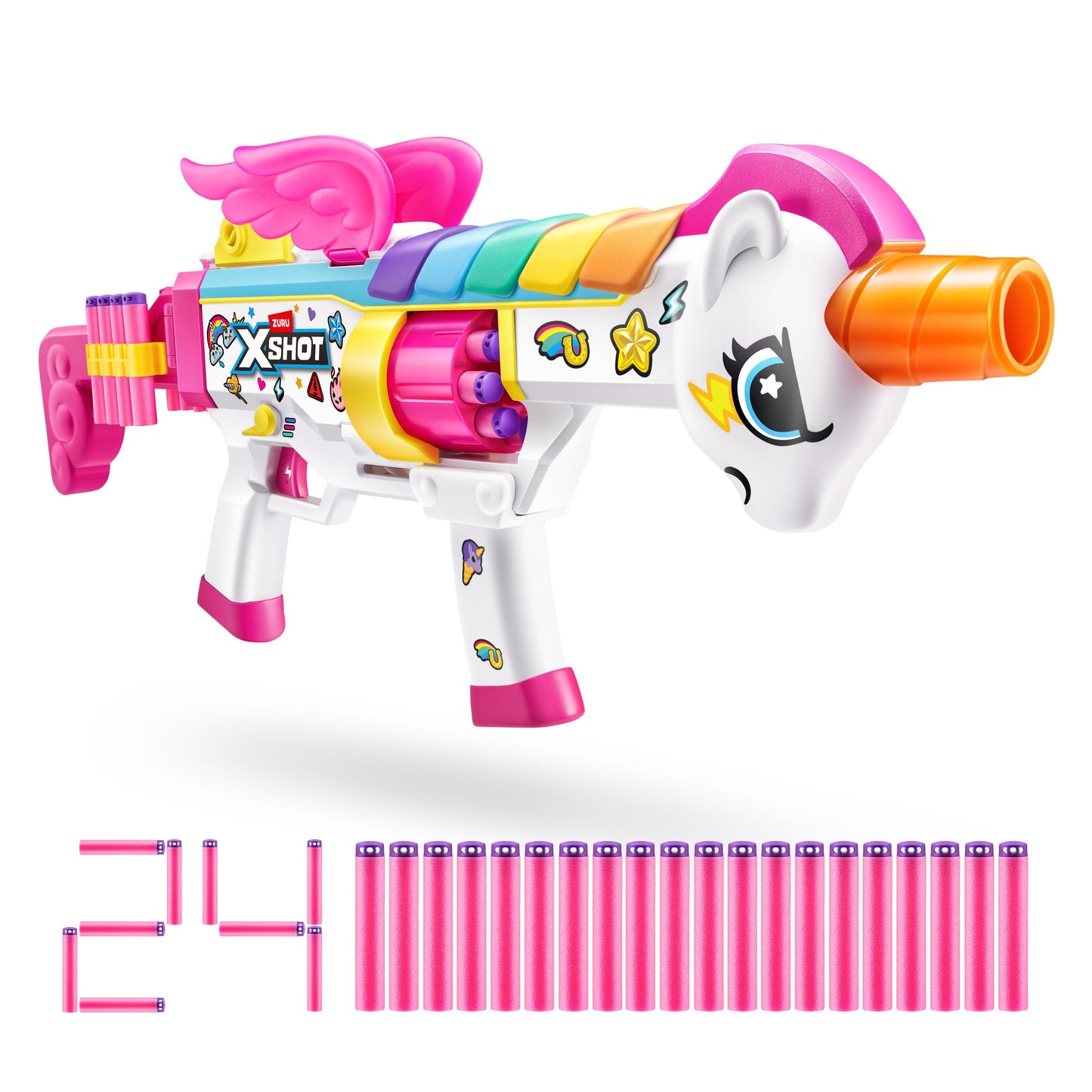 Zuru XSHOT Blastercorn Big Rizz Dart Blaster