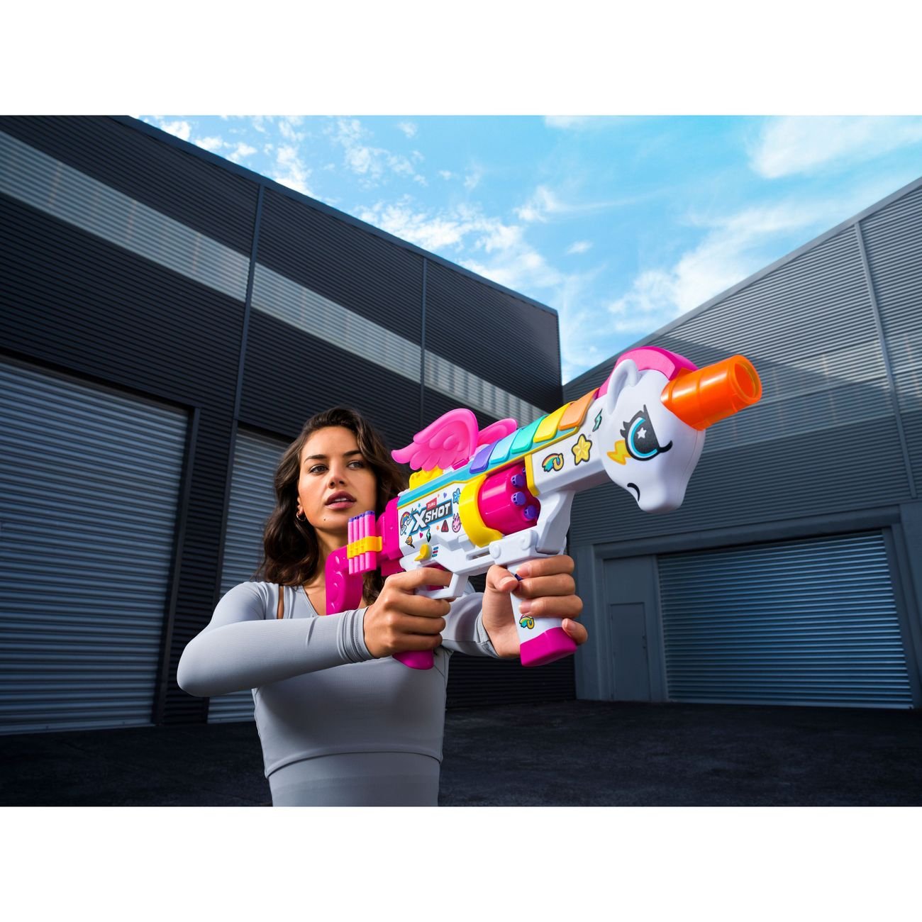 Zuru XSHOT Blastercorn Big Rizz Dart Blaster