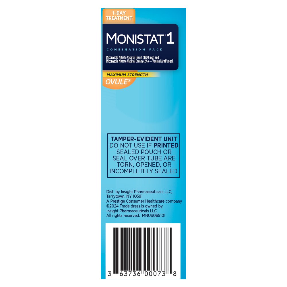 Monistat 1 Day Vagnial Yeast Infection Treatment - Combo Pack