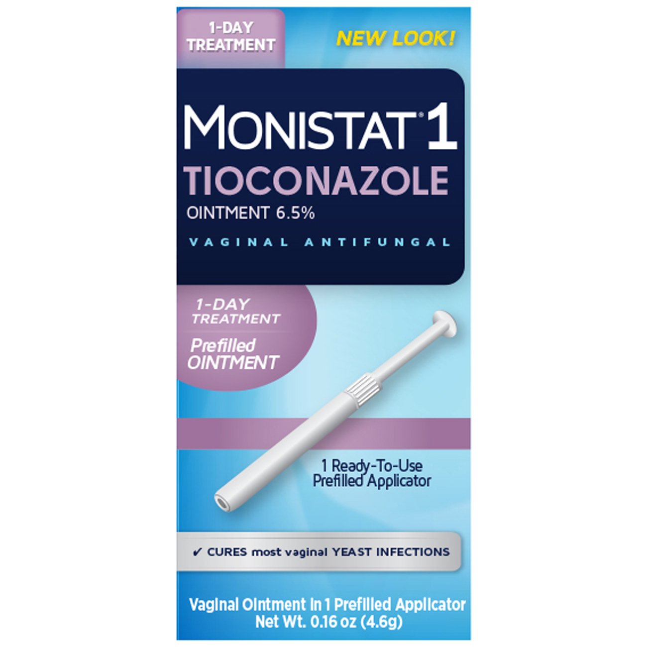 Monistat 1 Day Tioconazole Vaginal Yeast Infection Treatment