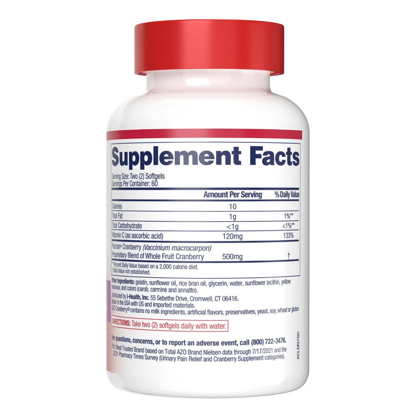 Azo Daily Cranberry Urinary Tract Health - Softgels