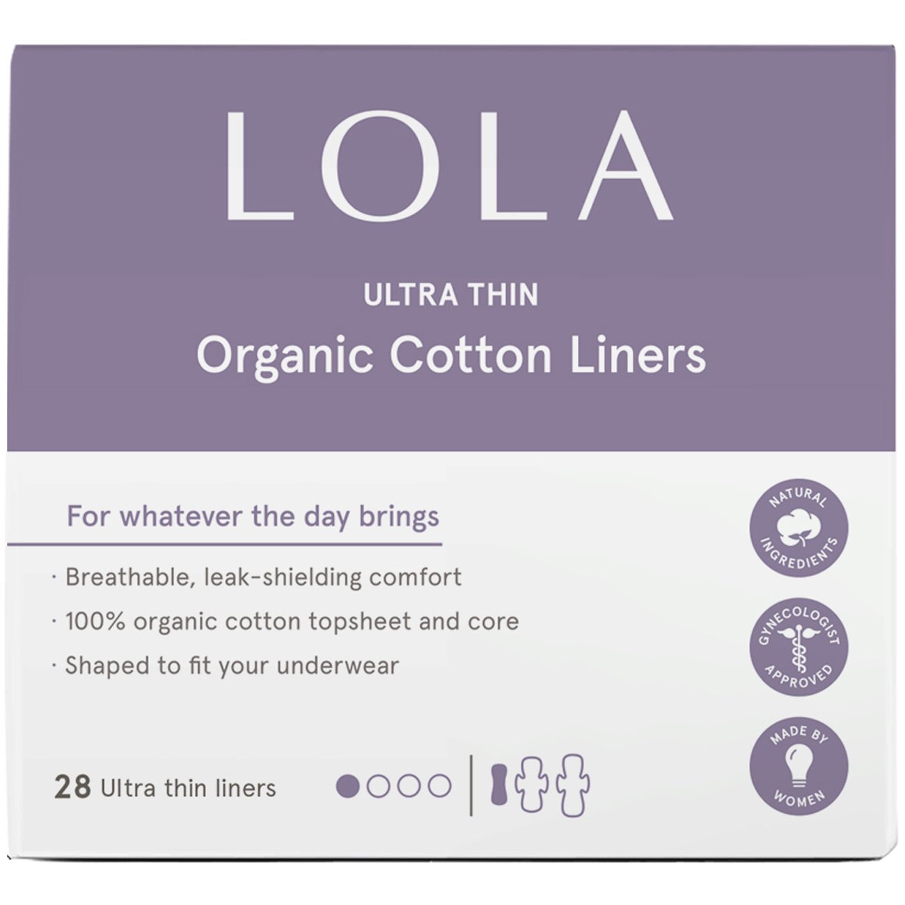Lola Organic Cotton Ultra Thin Liners