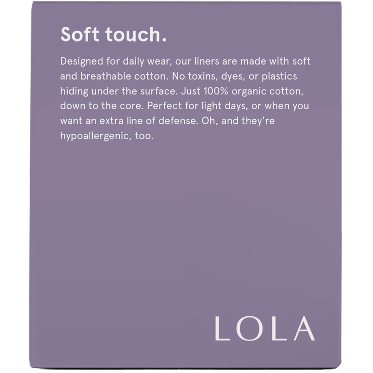 Lola Organic Cotton Ultra Thin Liners