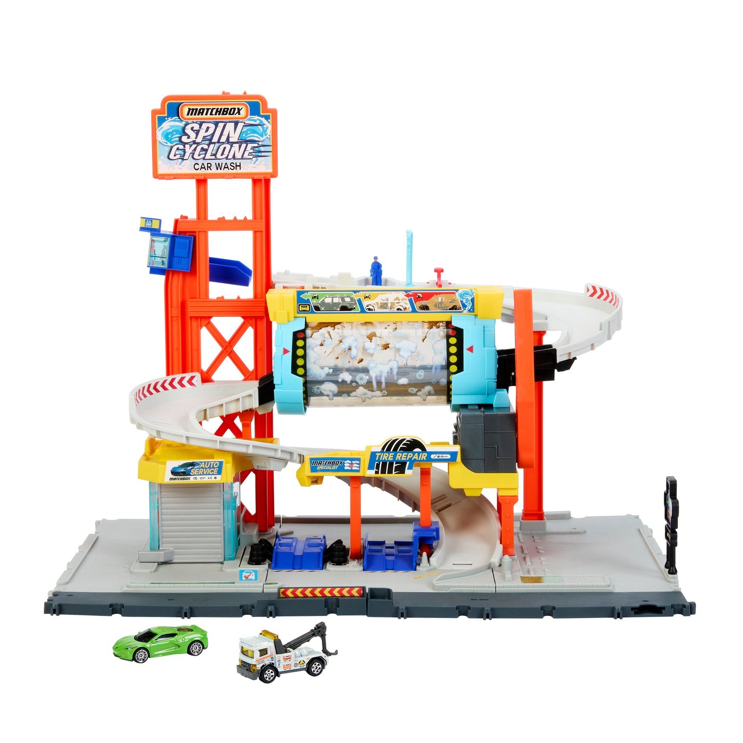 Matchbox Spin Cyclone Car Wash Track Set
