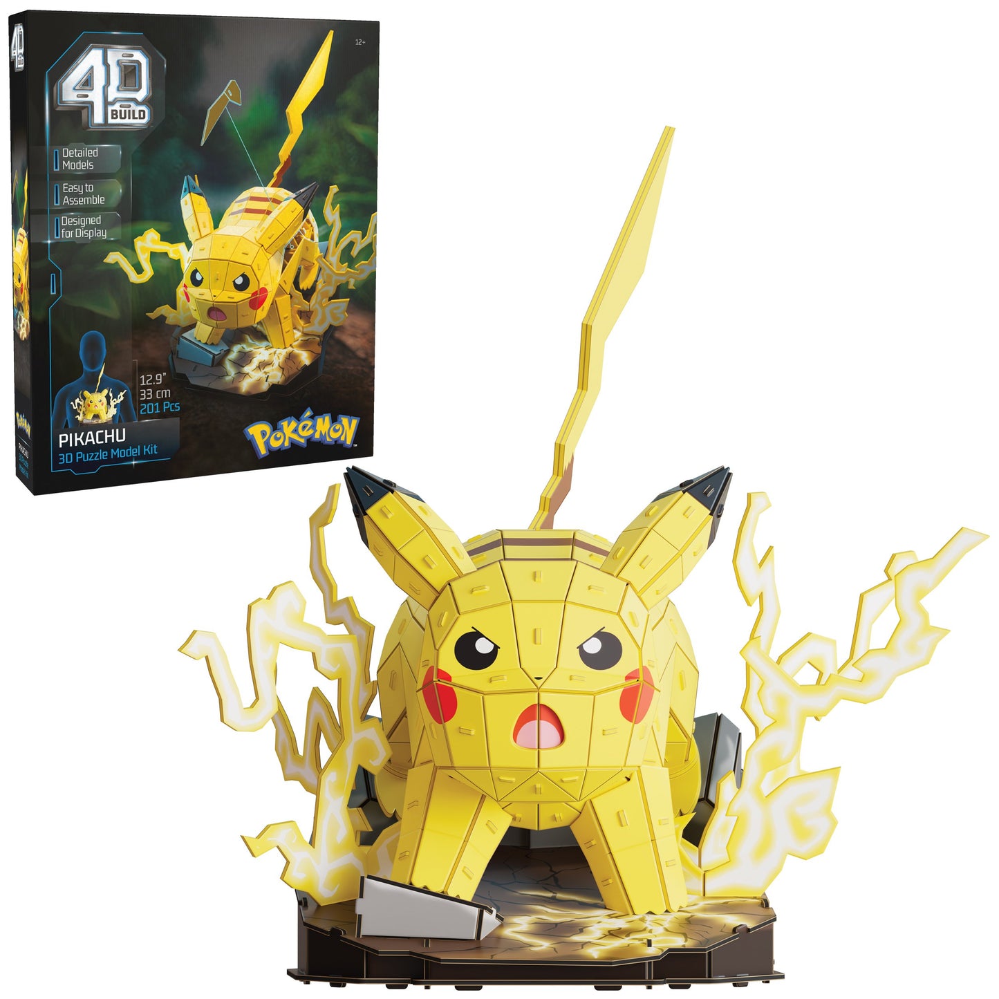 4D Build Pokémon Pikachu 3D Puzzle Model Kit