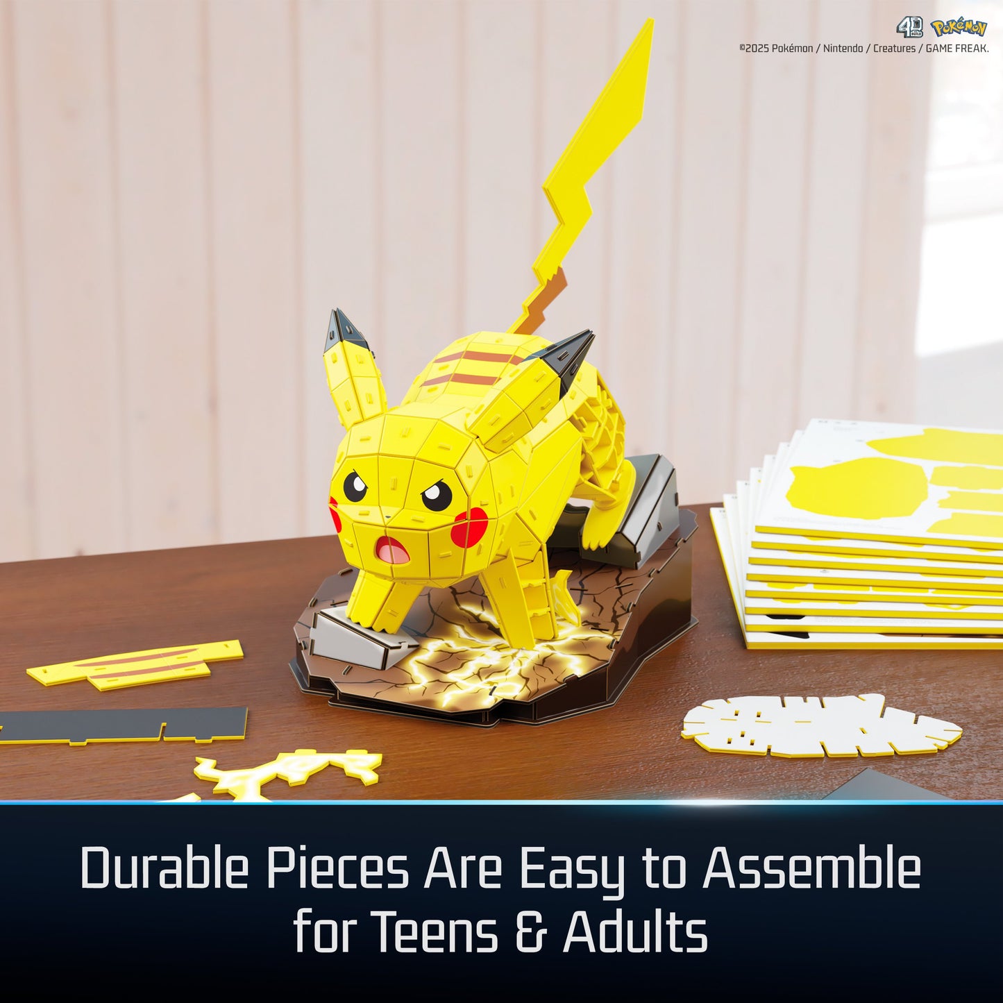 4D Build Pokémon Pikachu 3D Puzzle Model Kit