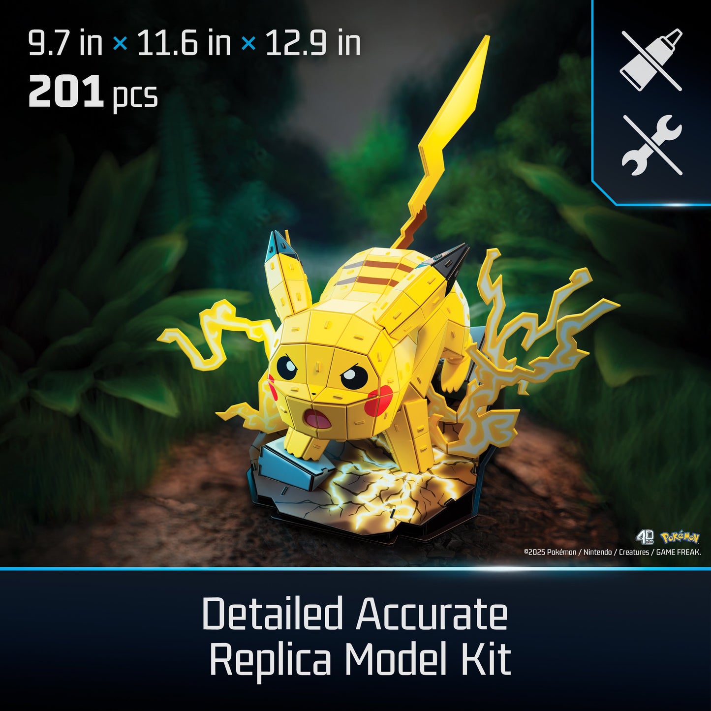 4D Build Pokémon Pikachu 3D Puzzle Model Kit