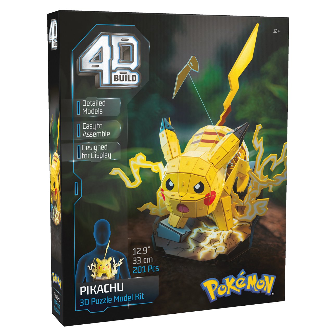 4D Build Pokémon Pikachu 3D Puzzle Model Kit