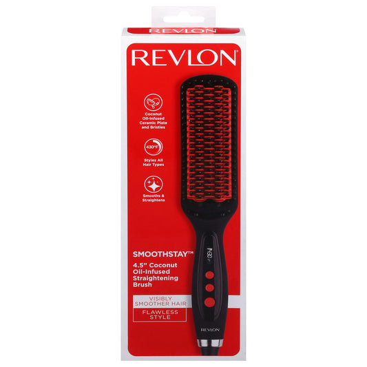 Revlon Smoothstay 4.5in Heated Straightening Hair Brush