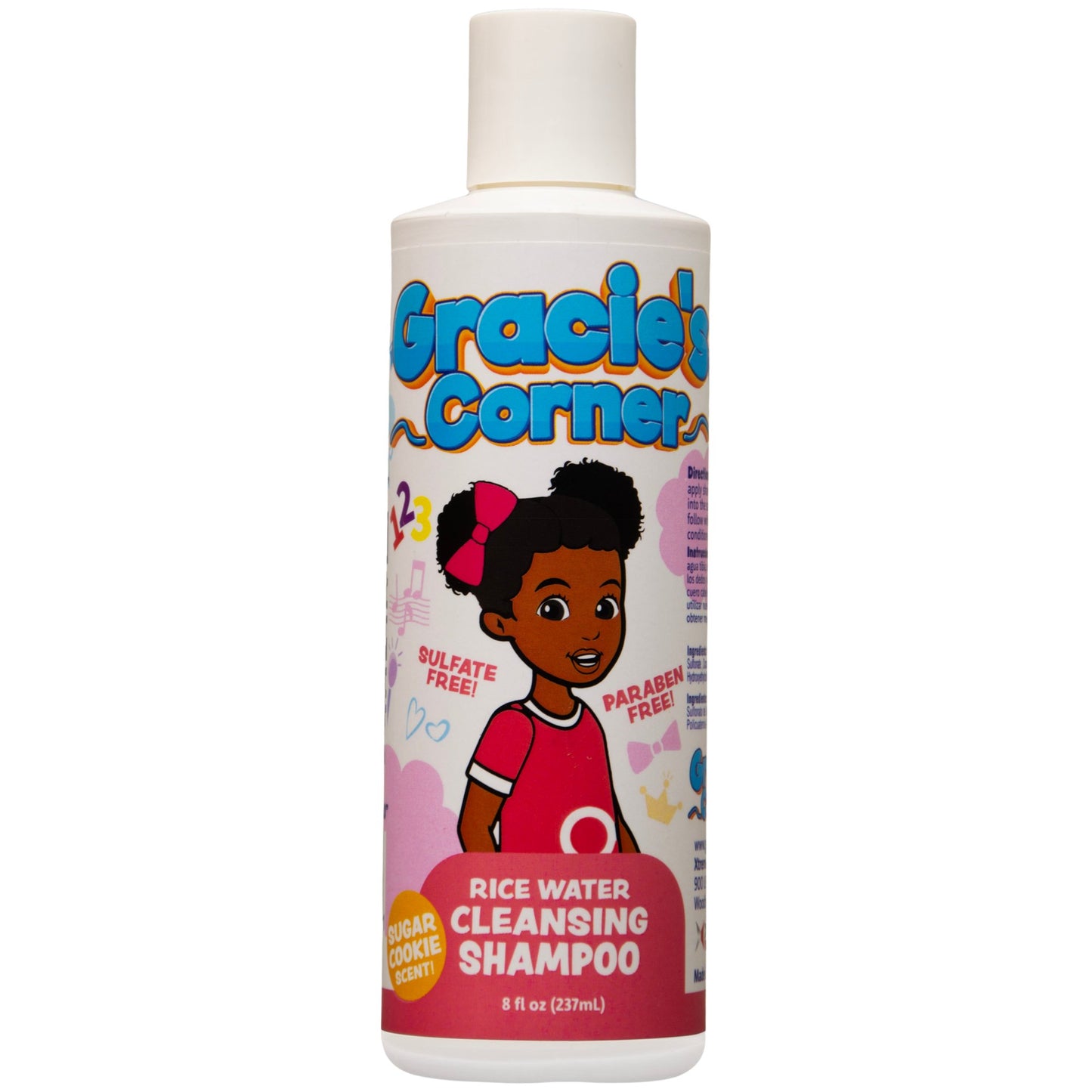 Gracie's Corner Kids Sulfate Free Rice Water Cleansing Shampoo - Sugar Cookie