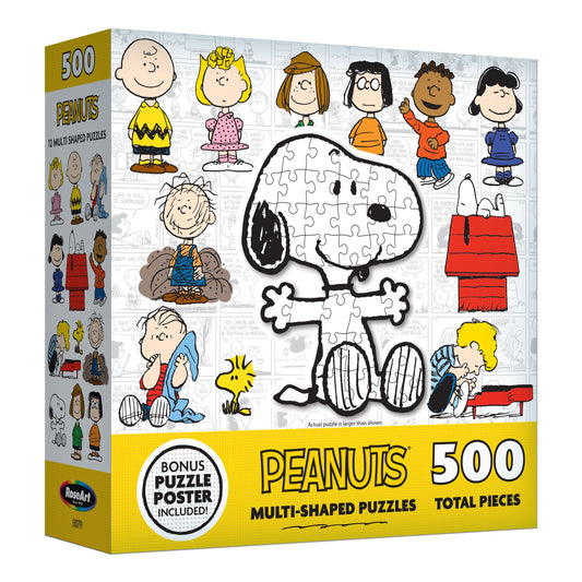 RoseArt Peanuts Multi Shaped Puzzles