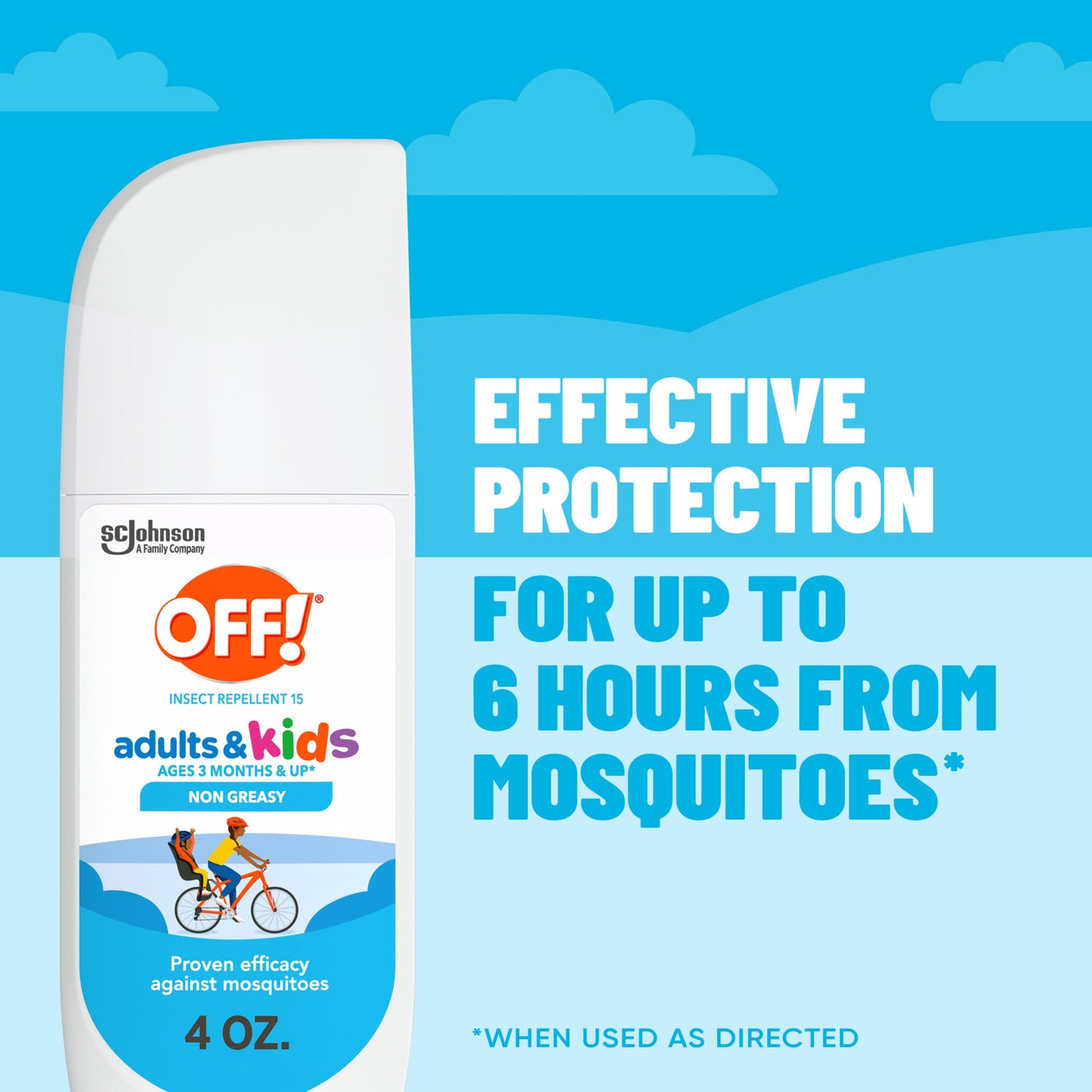 OFF! Adults & Kids Insect Repellent 15 Spray