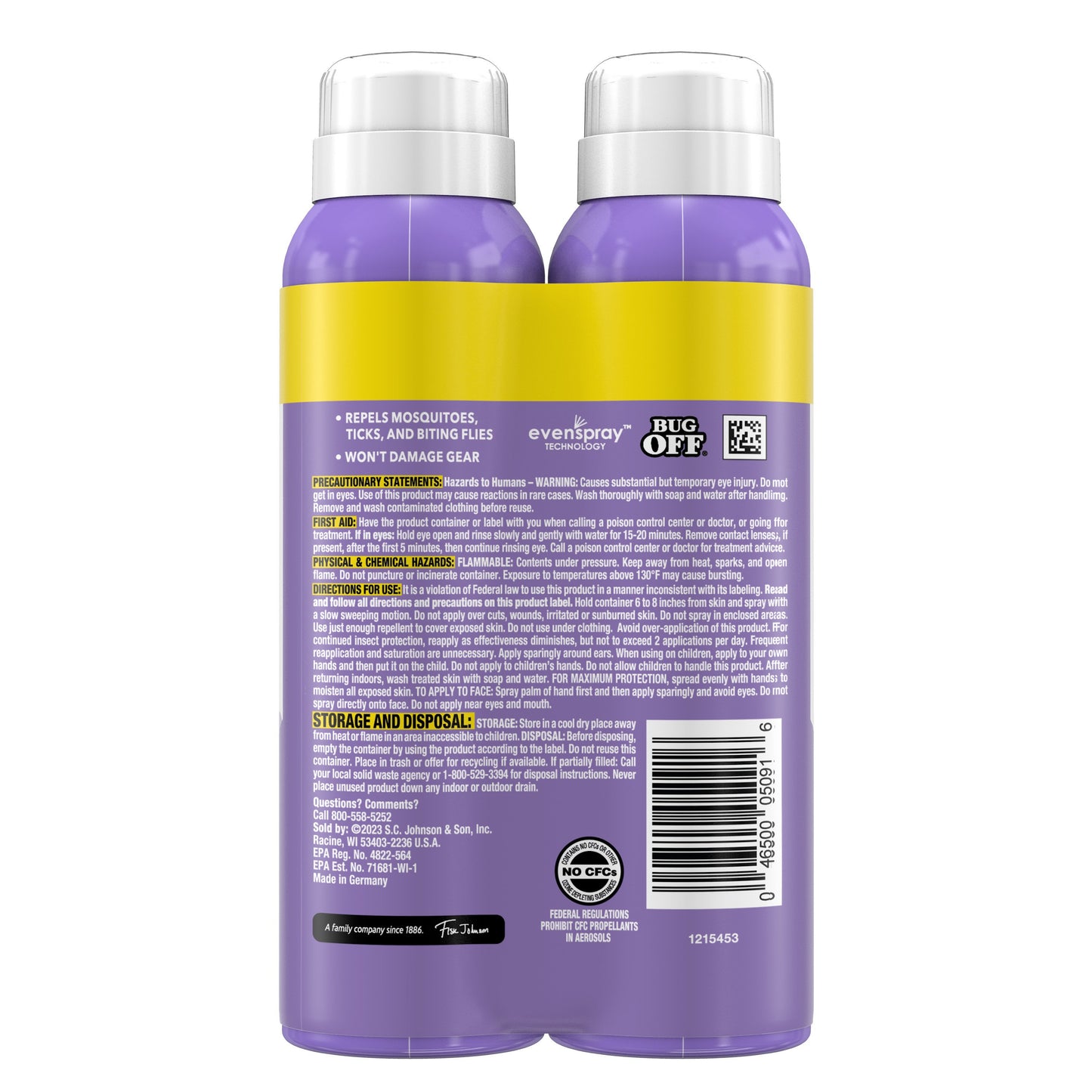 OFF! Clean Feel Fragrance Free Insect Repellent I Spray, 10oz