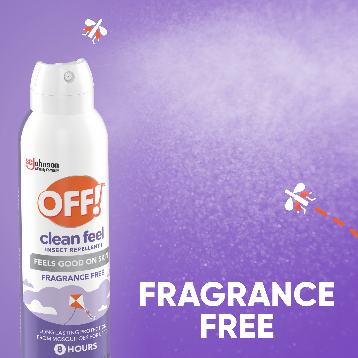 OFF! Clean Feel Fragrance Free Insect Repellent I Spray, 10oz