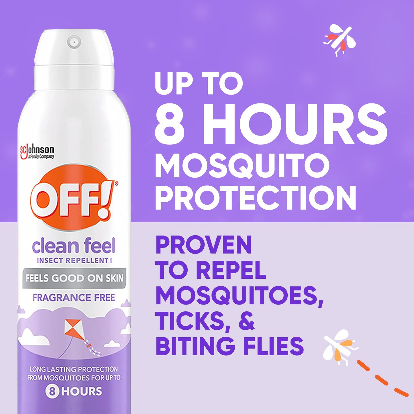 OFF! Clean Feel Fragrance Free Insect Repellent I Spray, 10oz