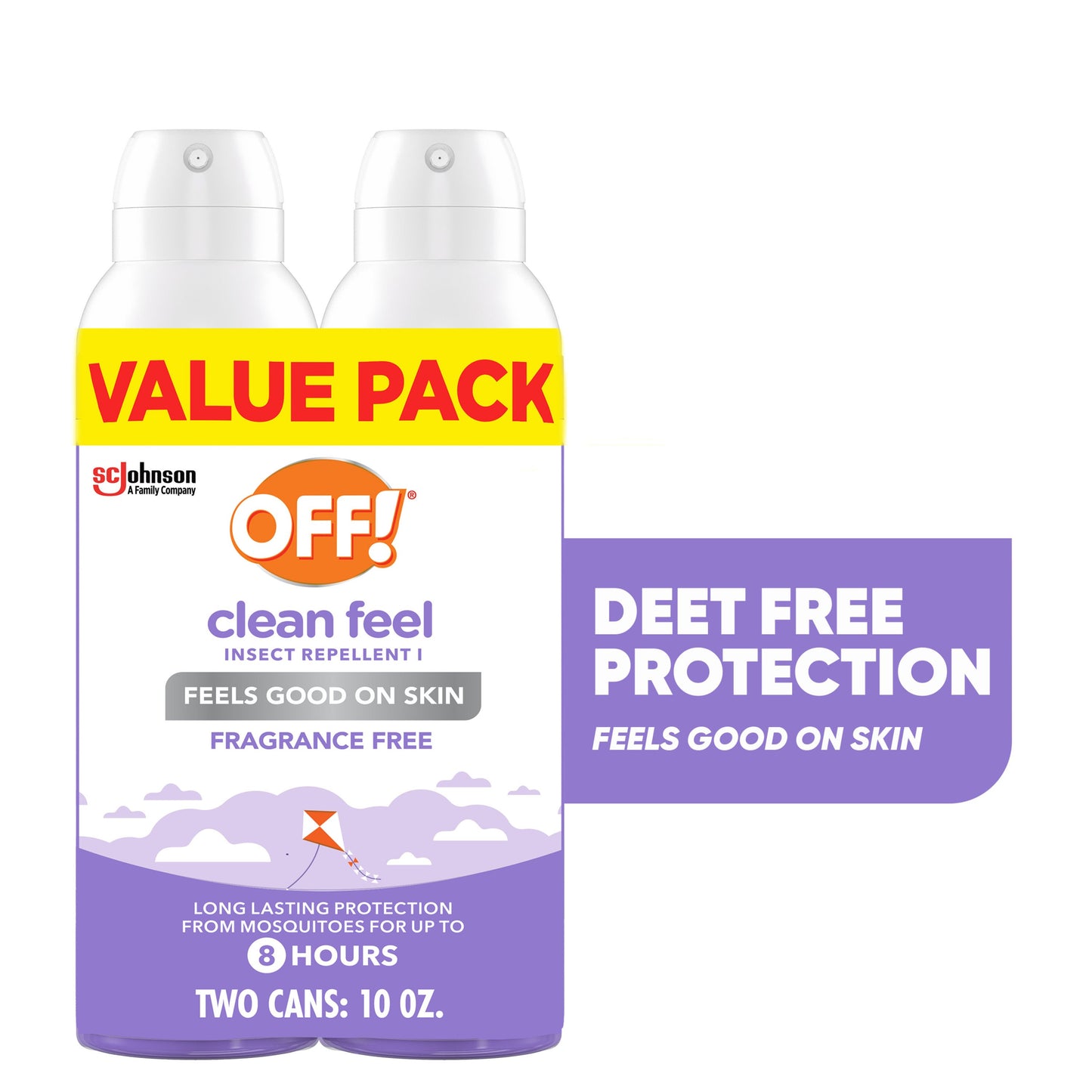 OFF! Clean Feel Fragrance Free Insect Repellent I Spray, 10oz