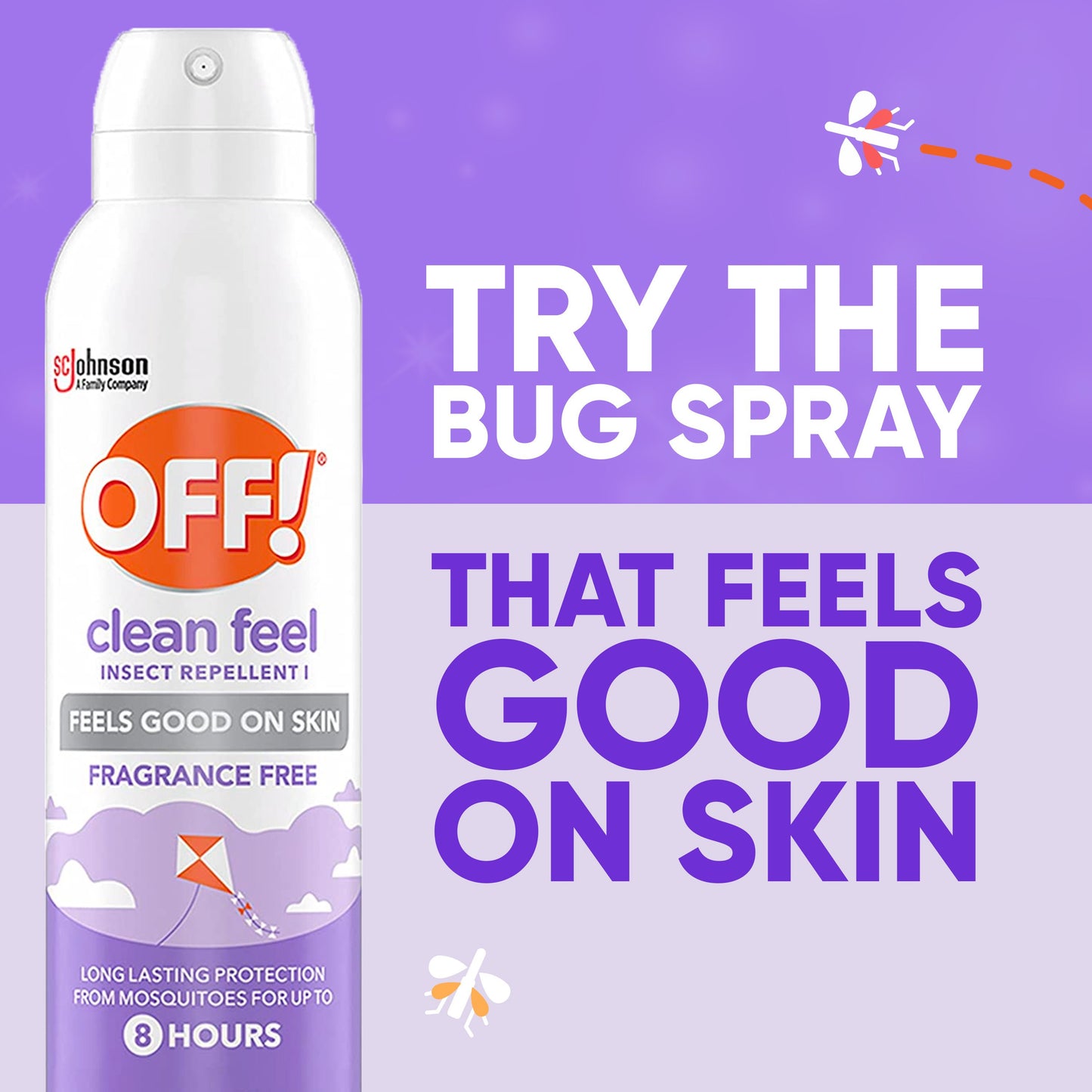 OFF! Clean Feel Fragrance Free Insect Repellent I Spray, 10oz