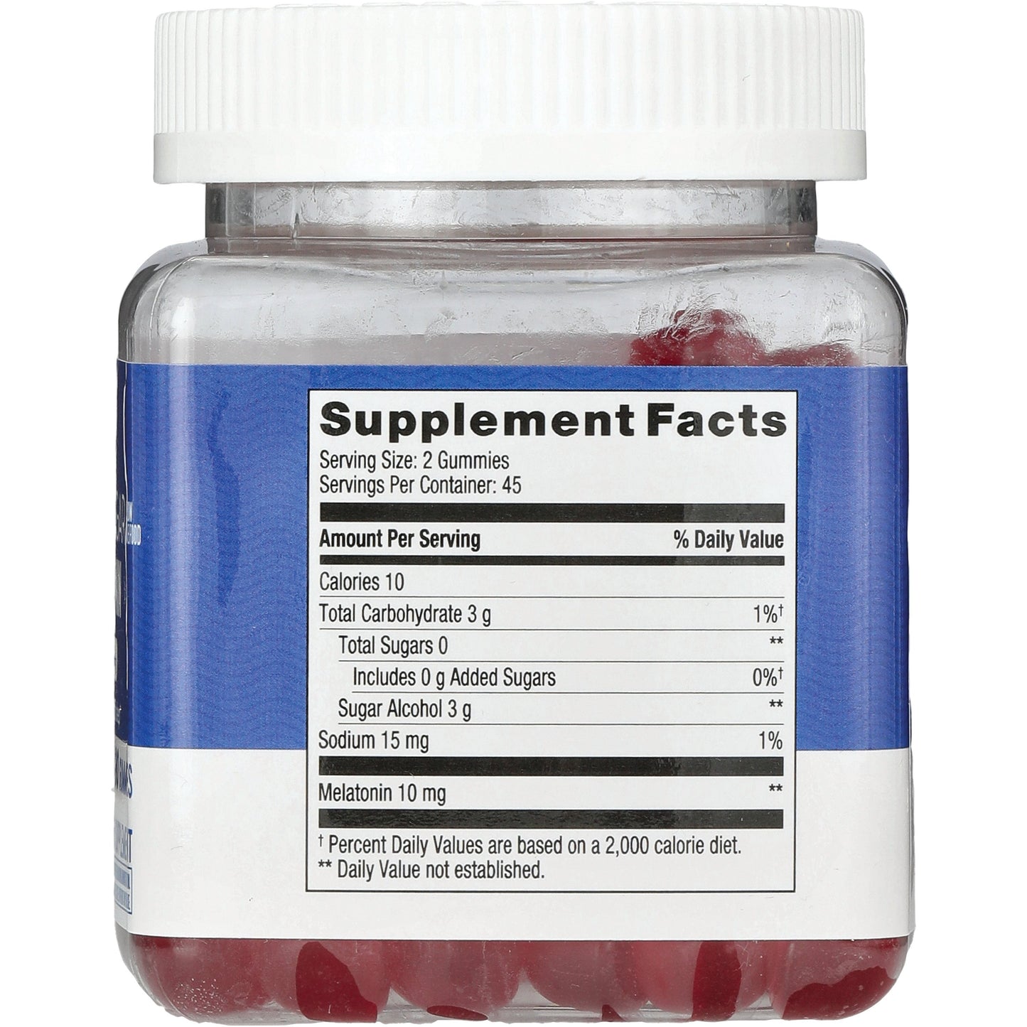 HEB Vitamins Zero Sugar Melatonin 10 mg Gummies - Strawberry