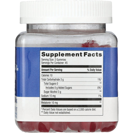 HEB Vitamins Zero Sugar Melatonin 10 mg Gummies - Strawberry
