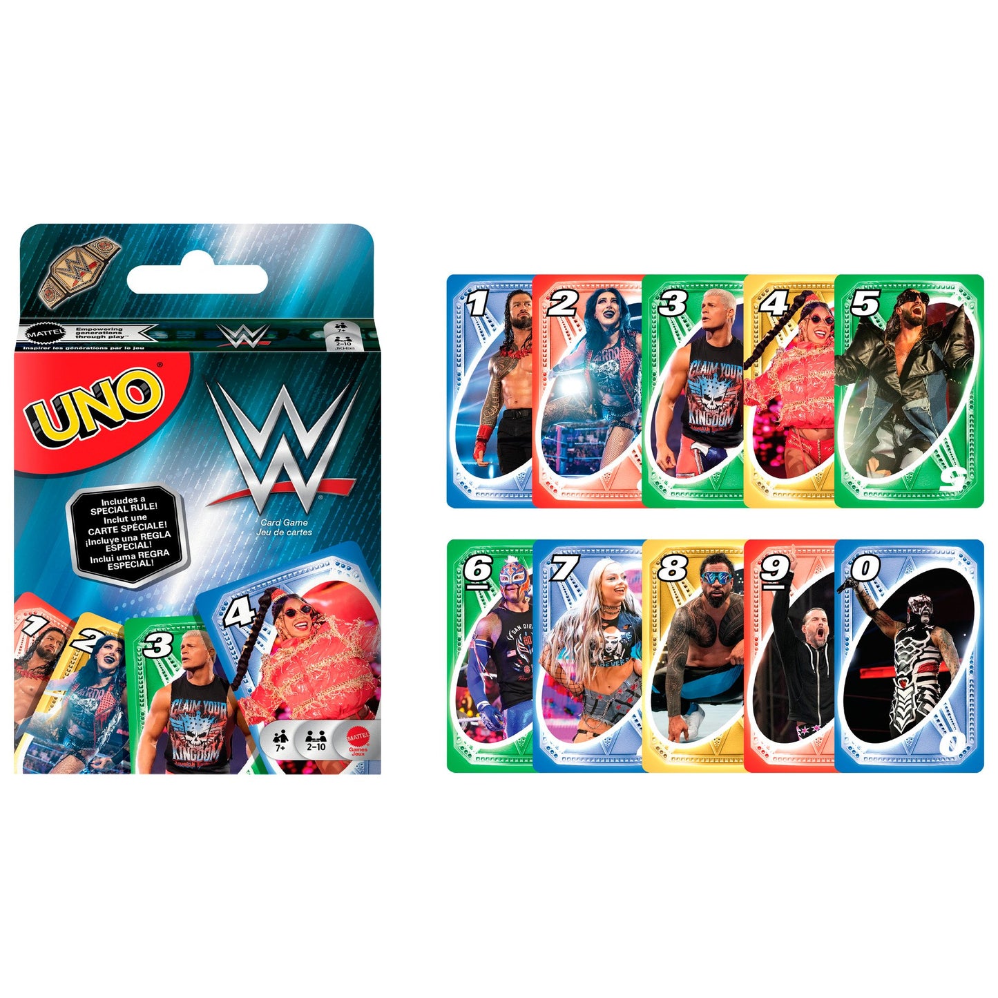 UNO WWE Edition Card Game