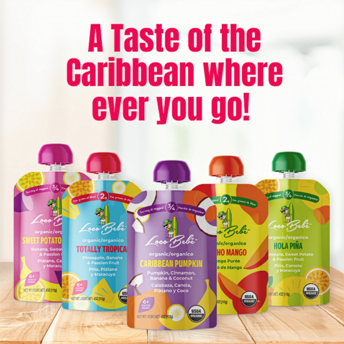 Loco Bebe Organic Baby Food Purée - Sweet Potato Paradise